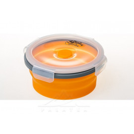 Контейнер складаний з кришкою-засувкою Tramp (550ml) orange