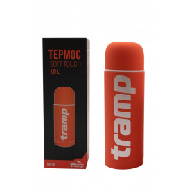 Термос Tramp  Soft Touch 1,0 л. помаранчевий