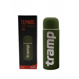 Термос Tramp  Soft Touch 1,0 л. зелений